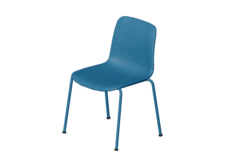 Sedie 3D - Sedia con seduta in plastica - Cavaletti - Match... Sedie 3D - Sedia con seduta in plastica - Cavaletti - Match...