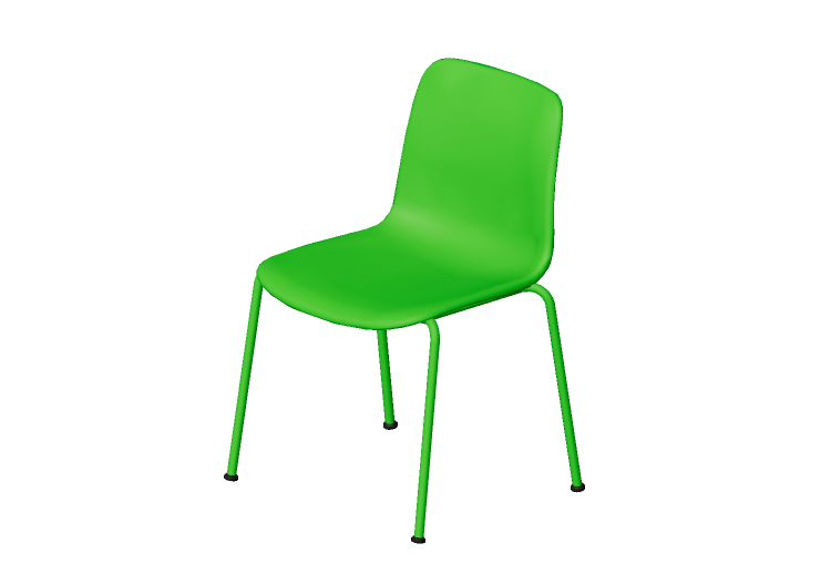 3D Chairs - Chair with plastic seat - Cavaletti - Match -... 3D Chairs - Chair with plastic seat - Cavaletti - Match -...