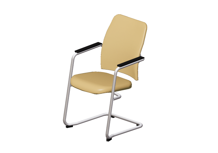 Cadeira 3D - Cadeira com assento de couro - Cavaletti - New... Cadeira 3D - Cadeira com assento de couro - Cavaletti - New...