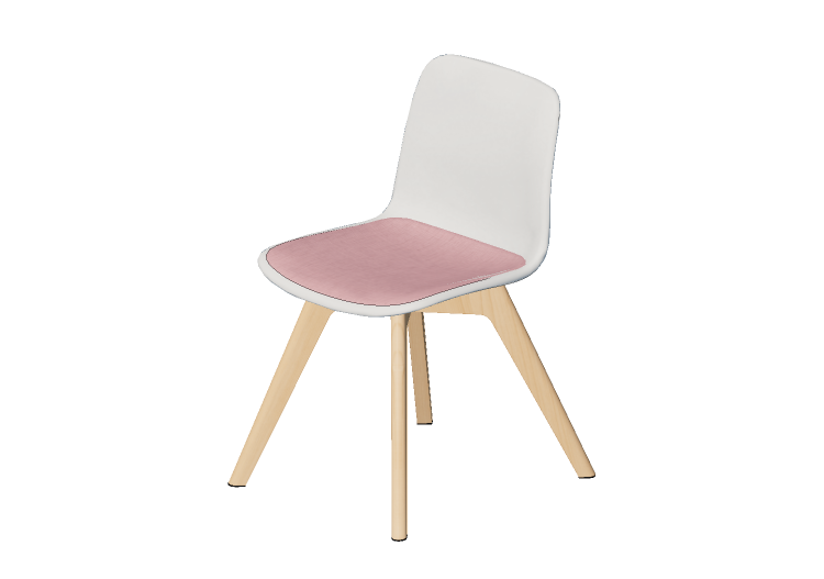 Cadeira 3D - Cadeira com assento de plástico - Cavaletti -... Cadeira 3D - Cadeira com assento de plástico - Cavaletti -...
