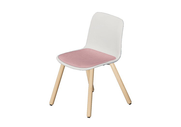 Sillas 3D - Silla con asiento de plástico - Cavaletti -... Sillas 3D - Silla con asiento de plástico - Cavaletti -...