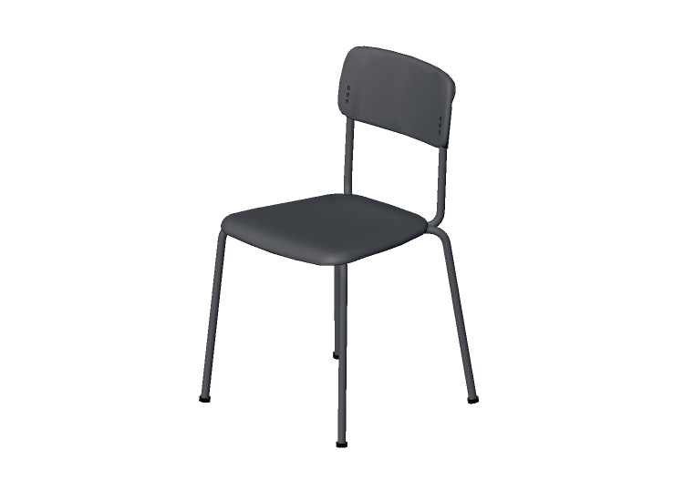 Chaises 3D - Chaise avec assise en plastique - Cavaletti -... Chaises 3D - Chaise avec assise en plastique - Cavaletti -...