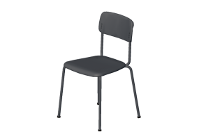 Sedie 3D - Sedia con seduta in plastica - Cavaletti - Joy - 41008 - Areia