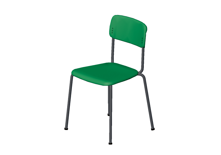 Cadeira 3D - Cadeira com assento de plástico - Cavaletti -... Cadeira 3D - Cadeira com assento de plástico - Cavaletti -...