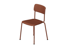 3D Chairs - Chair with plastic seat - Cavaletti - Joy - 41008 - Amarelo