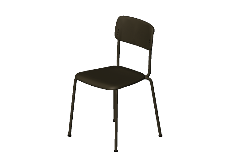 3D Chairs - Chair with plastic seat - Cavaletti - Joy -... 3D Chairs - Chair with plastic seat - Cavaletti - Joy -...