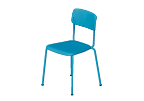 Cadeira 3D - Cadeira com assento de pl&aacute;stico - Cavaletti - Joy - 41008 - Azul