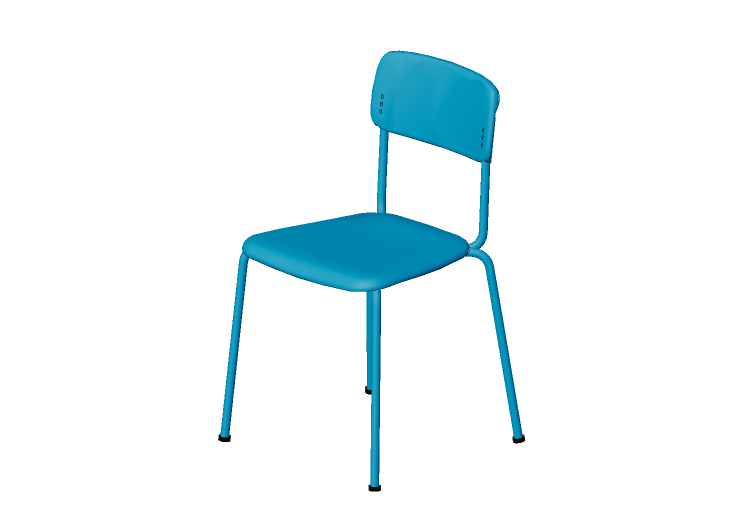 3D Stühle - Stuhl mit Sitz-Teil aus Plastik - Cavaletti -... 3D Stühle - Stuhl mit Sitz-Teil aus Plastik - Cavaletti -...