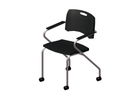 Cadeira 3D - Cadeira com assento de pl&aacute;stico - Cavaletti - Viva - 35007ZROD