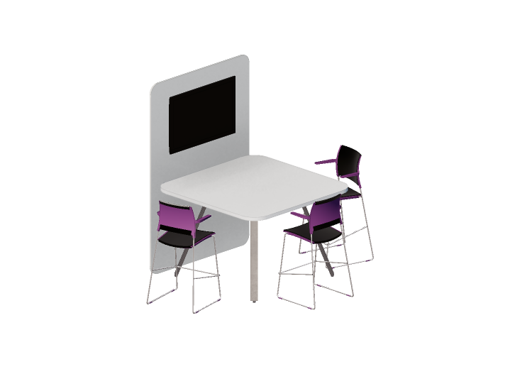 Chaises 3D - Composition de chaises et tables - Cavaletti -... Chaises 3D - Composition de chaises et tables - Cavaletti -...
