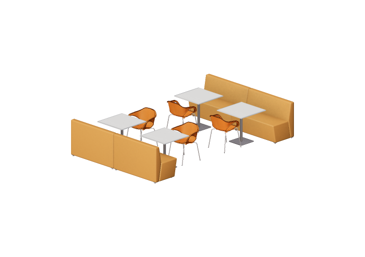 Cadeira 3D - Conjunto de cadeiras e mesas - Cavaletti -... Cadeira 3D - Conjunto de cadeiras e mesas - Cavaletti -...