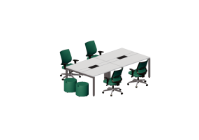 3D Chairs - Composition of chairs and tables - Cavaletti - Process