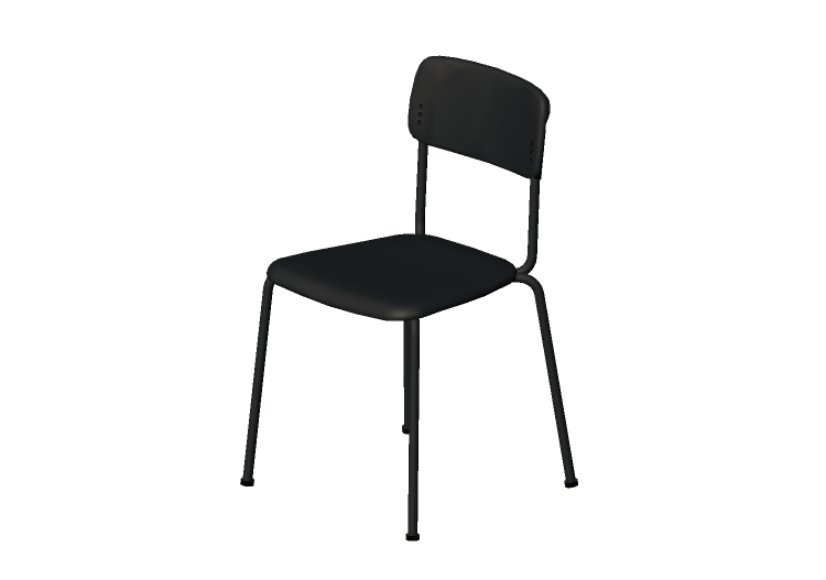Cadeira 3D - Cadeira com assento de plástico - Cavaletti -... Cadeira 3D - Cadeira com assento de plástico - Cavaletti -...