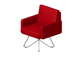 Poltronas 3D - Poltrona em tecido - Cavaletti - Spot - 36050