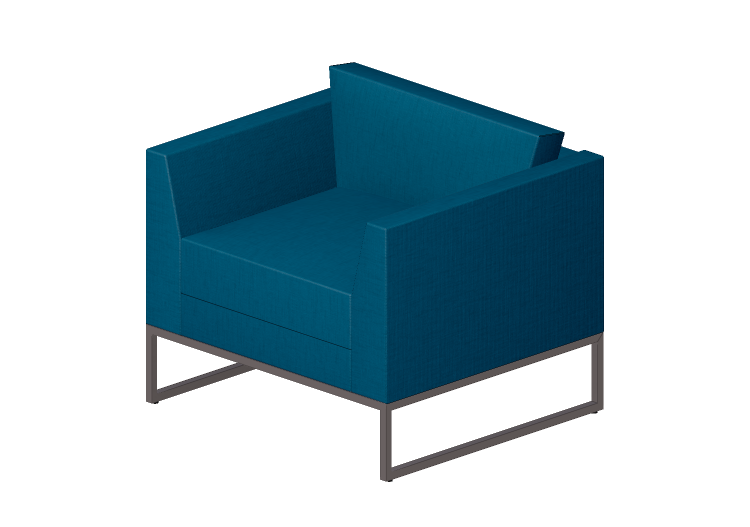 Poltrone 3D - Poltrona in tessuto - Cavaletti - Connect -... Poltrone 3D - Poltrona in tessuto - Cavaletti - Connect -...