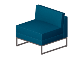 Fauteuil 3D - Canap&eacute; en tissu - Cavaletti - Connect - 36205