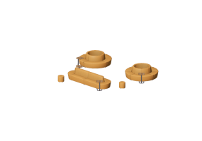 Poltrone 3D - Composizione di divani e tavoli - Cavaletti - Spin - Layout