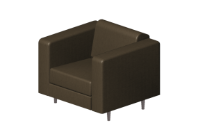 Poltronas 3D - Sill&oacute;n de tela - Cavaletti - Box - 12105 - 1L