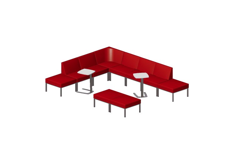 Poltrone 3D - Composizione di divani e tavoli - Cavaletti -... Poltrone 3D - Composizione di divani e tavoli - Cavaletti -...