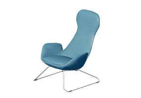 Poltrone 3D - Poltrona con seduta in tessuto - Cavaletti - Solo &ndash; 36101F