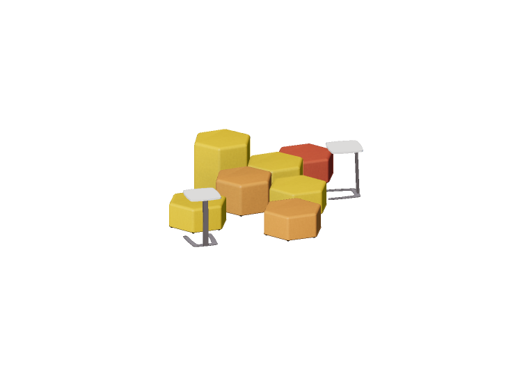 Poltrone 3D - Composizione di divani e tavoli - Cavaletti -... Poltrone 3D - Composizione di divani e tavoli - Cavaletti -...