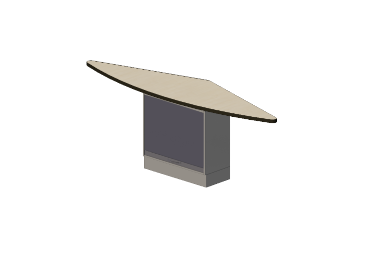 Escrivaninhas 3D - Escrivaninha operador curva - CGM - CGM Escrivaninhas 3D - Escrivaninha operador curva - CGM - CGM
