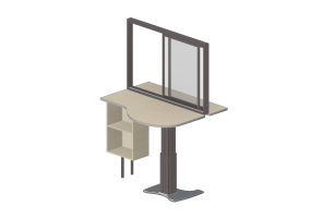 3D Desks - Desk for services to the public - CGM - 1WPO