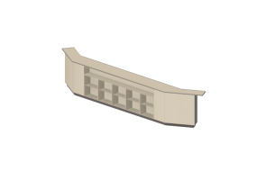 Biblioth&egrave;que 3D - Archive ouvert en bois - CGM