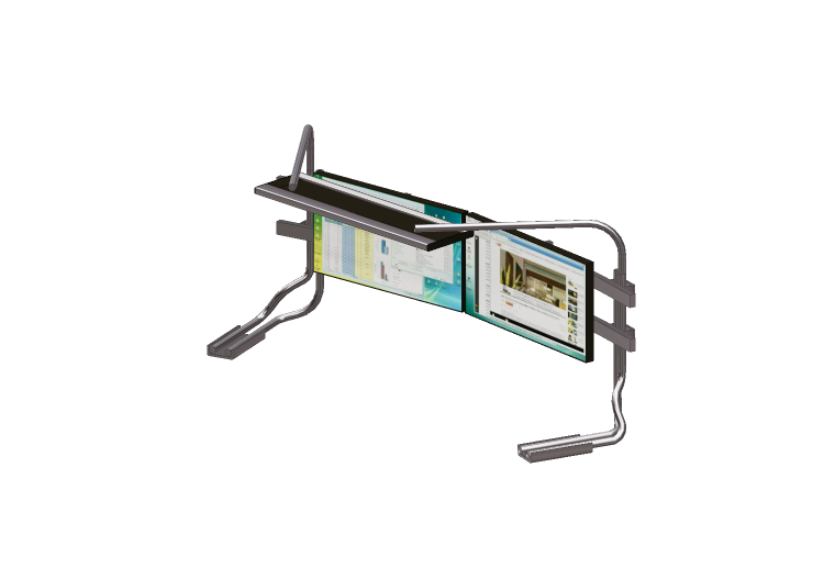 3D TV und Monitor - Multi-Monitor Unterstützung aus Stahl... 3D TV und Monitor - Multi-Monitor Unterstützung aus Stahl...