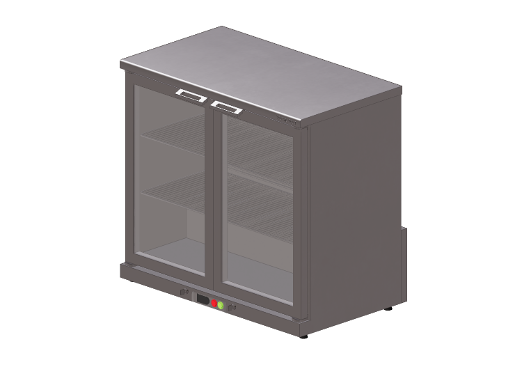 3D Möbel - Kühlschrank für Lebensmittel - Coreco - ERH 250L... 3D Möbel - Kühlschrank für Lebensmittel - Coreco - ERH 250L...