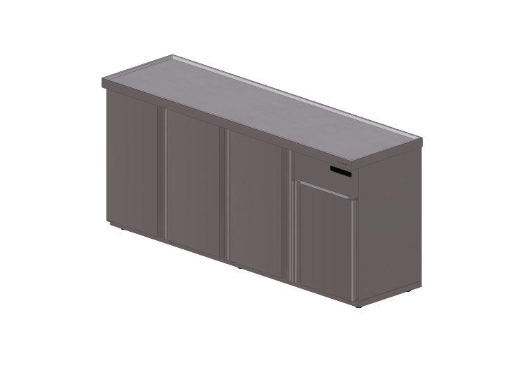 Mobili 3D - Refrigeratore per alimenti - Coreco - B 200 -... Mobili 3D - Refrigeratore per alimenti - Coreco - B 200 -...