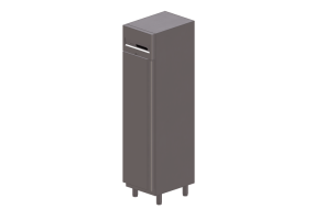 3D M&ouml;bel - K&uuml;hlschrank f&uuml;r Lebensmittel - Coreco - AGR 50