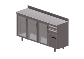 3D Furniture - Refrigerated counter - Coreco - FMRV 200