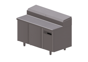 Meubles 3D - R&eacute;frig&eacute;rateur alimentaire - Coreco - MFEI80 150