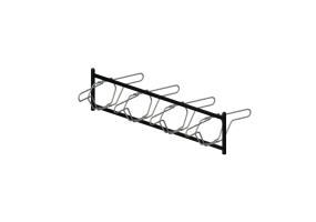 3D Accessories - Twin bicycle rack - Cyklos - Delta - 314105