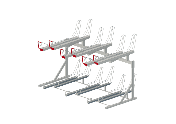 Accessoires 3D - Range-vélos deux places - Cyklos - Optima... Accessoires 3D - Range-vélos deux places - Cyklos - Optima...