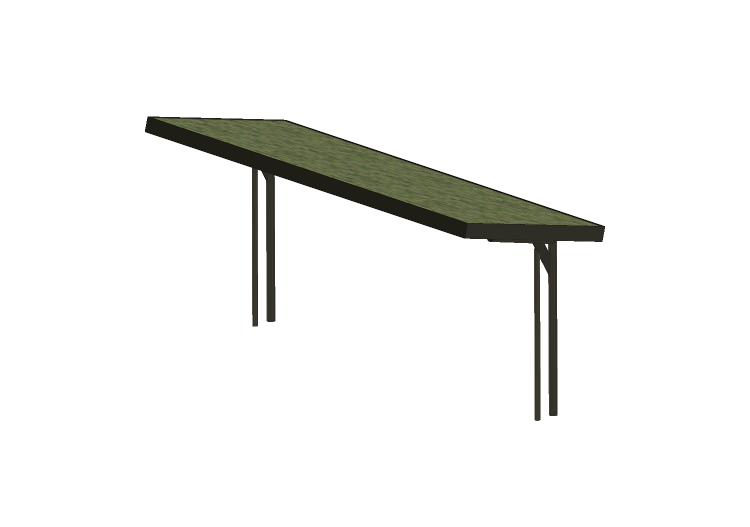 Acessórios 3D - Estacionamento coberto para bicicletas -... Acessórios 3D - Estacionamento coberto para bicicletas -...