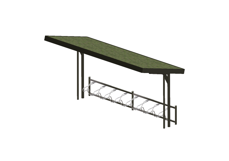 3D Accessories - Covered parking for bicycles - Cyklos -... 3D Accessories - Covered parking for bicycles - Cyklos -...
