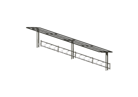 Accesorios 3D - Estacionamiento cubierto para bicicletas - Cyklos - Kappa - 313376