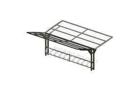 3D Accessories - Covered parking for bicycles - Cyklos - Ypsilon - 313347