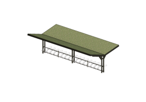 Accessoires 3D - Abri pour v&eacute;los - Cyklos - Ypsilon - 313362