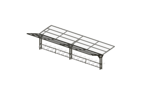 Acess&oacute;rios 3D - Estacionamento coberto para bicicletas - Cyklos - Ypsilon - 313306