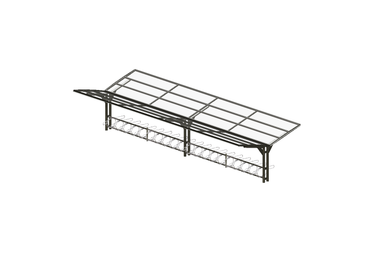 3D Accessories - Covered parking for bicycles - Cyklos -... 3D Accessories - Covered parking for bicycles - Cyklos -...