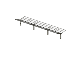Accesorios 3D - Estacionamiento cubierto para bicicletas - Cyklos - Ypsilon - 313516
