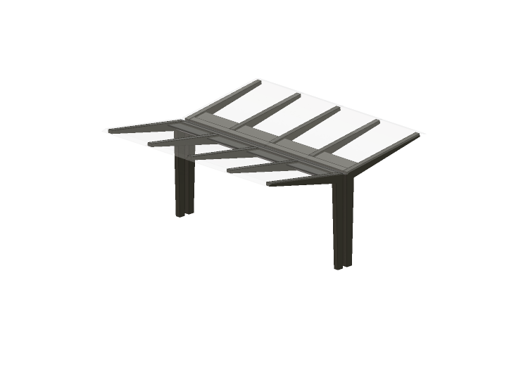 Accessori 3D - Parcheggio coperto per biciclette - Cyklos -... Accessori 3D - Parcheggio coperto per biciclette - Cyklos -...