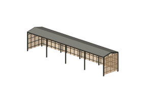 Accesorios 3D - Estacionamiento cubierto para bicicletas - Cyklos - Yard