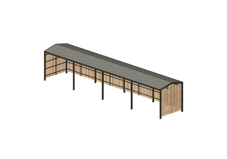 Accessori 3D - Parcheggio coperto per biciclette - Cyklos -... Accessori 3D - Parcheggio coperto per biciclette - Cyklos -...