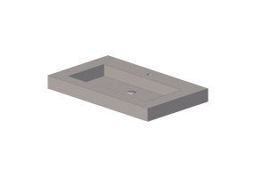 Pias 3D - Cuba 75x46cm &ndash; Dekker &ndash; Beton &ndash; 180892