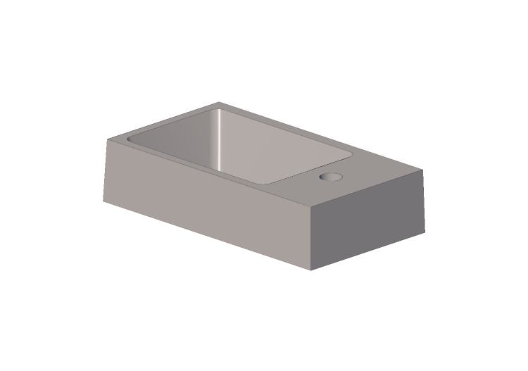Pias 3D - Cuba 40x22cm – Dekker – Beton – 180895 - Dekker... Pias 3D - Cuba 40x22cm – Dekker – Beton – 180895 - Dekker...