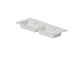 Lavabos 3D - Lavabo 120x47cm &ndash; Dekker &ndash; 180599